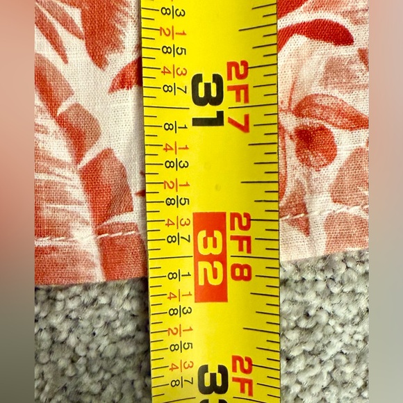 NWT Men’s‎ Tommy Bahama Short Sleeve Hawaiian Cotton Shirt Mango Tango - Picture 15 of 15